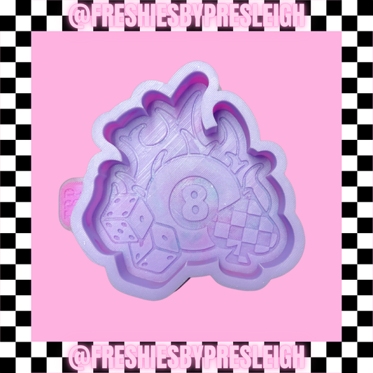 Punchy 8 Ball Freshie Mold