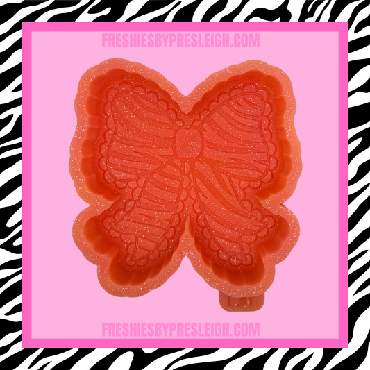 Zebra Bow Freshie Mold