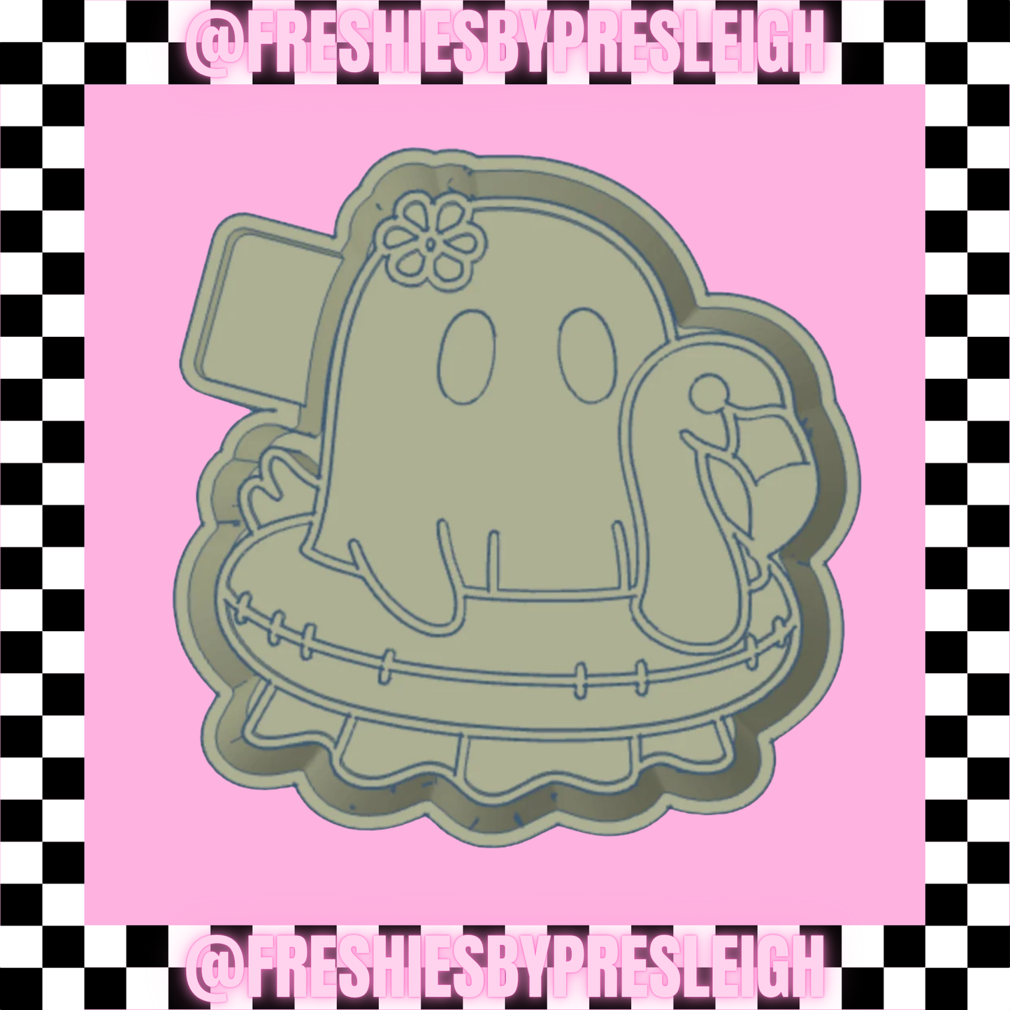 Summer Ghost Freshie Mold
