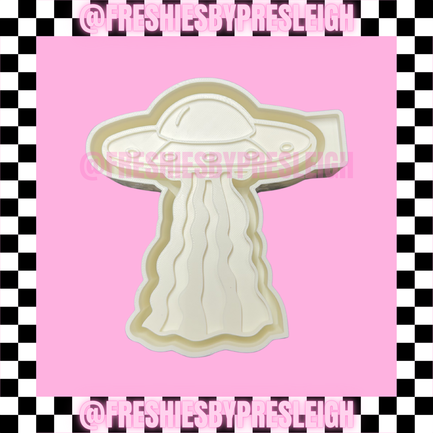 Groovy UFO Freshie Mold