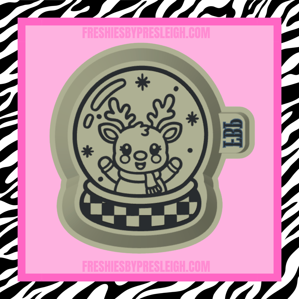 Reindeer Snow Globe