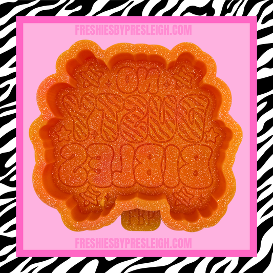 No Dusty Bibles Freshie Mold