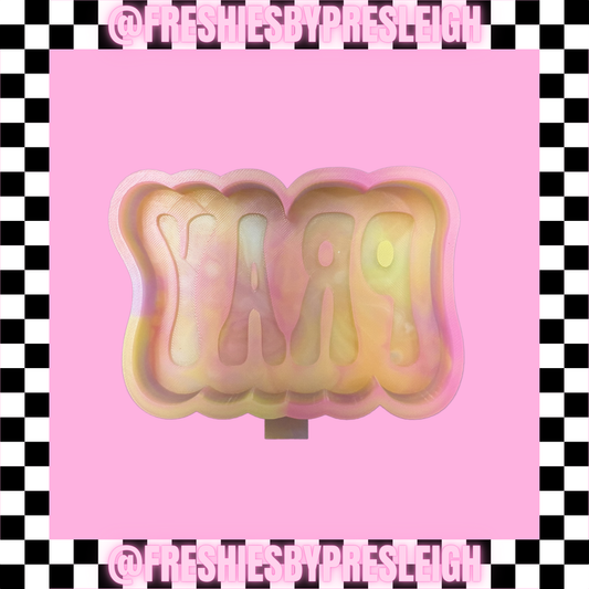 Groovy Pray Freshie Mold