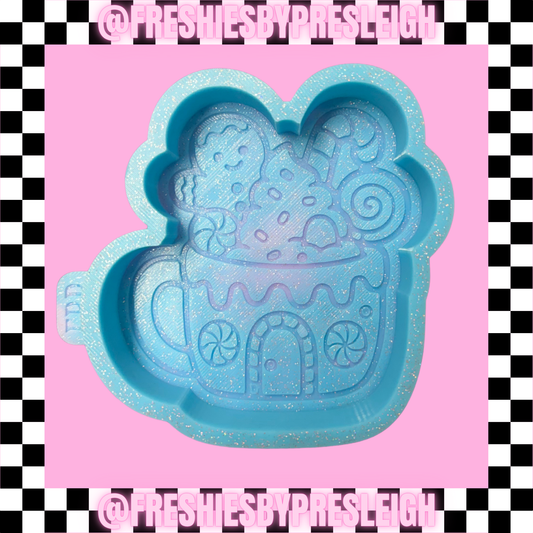 Gingerbread Mug Freshie Mold