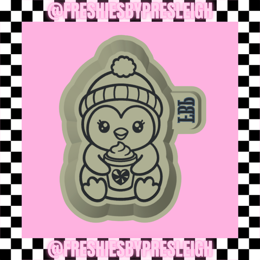 Coffee Penguin Freshie Mold