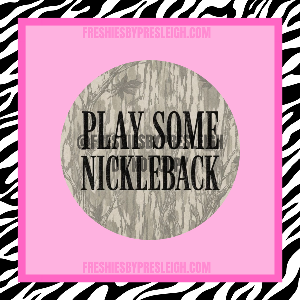Camo Play Some N Freshie Cardstock