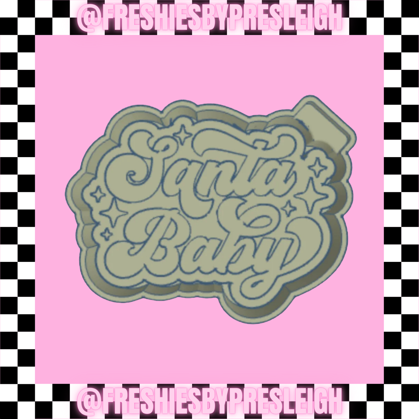 Santa Baby Freshie Mold