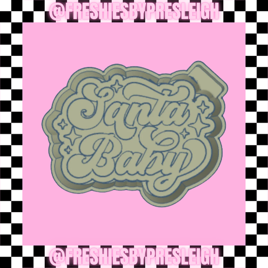 Santa Baby Freshie Mold