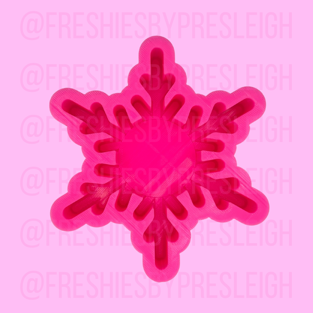 Snowflake freshie mold – KAM BESTIES Glitter co.