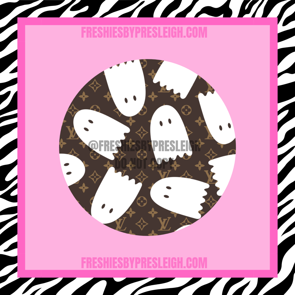 Boojee Ghost Freshie Cardstock