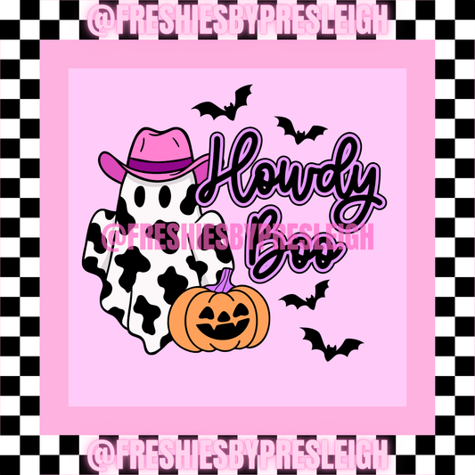 Howdy Boo Freshie Card Stock