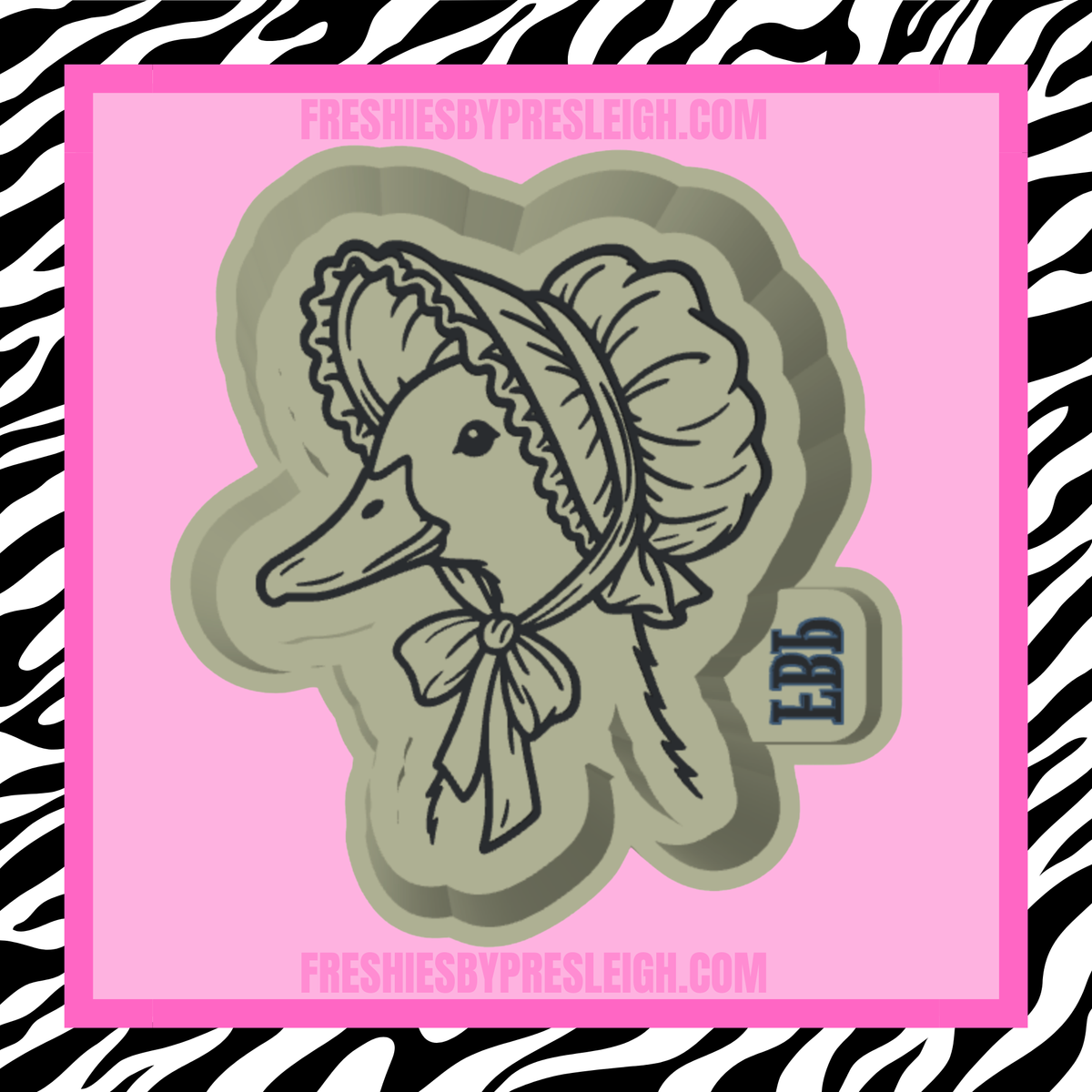 Bonnet Goose Freshie Mold