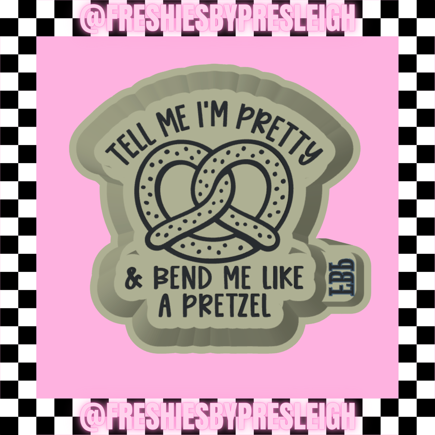Bend Me Like A Pretzel Freshie Mold