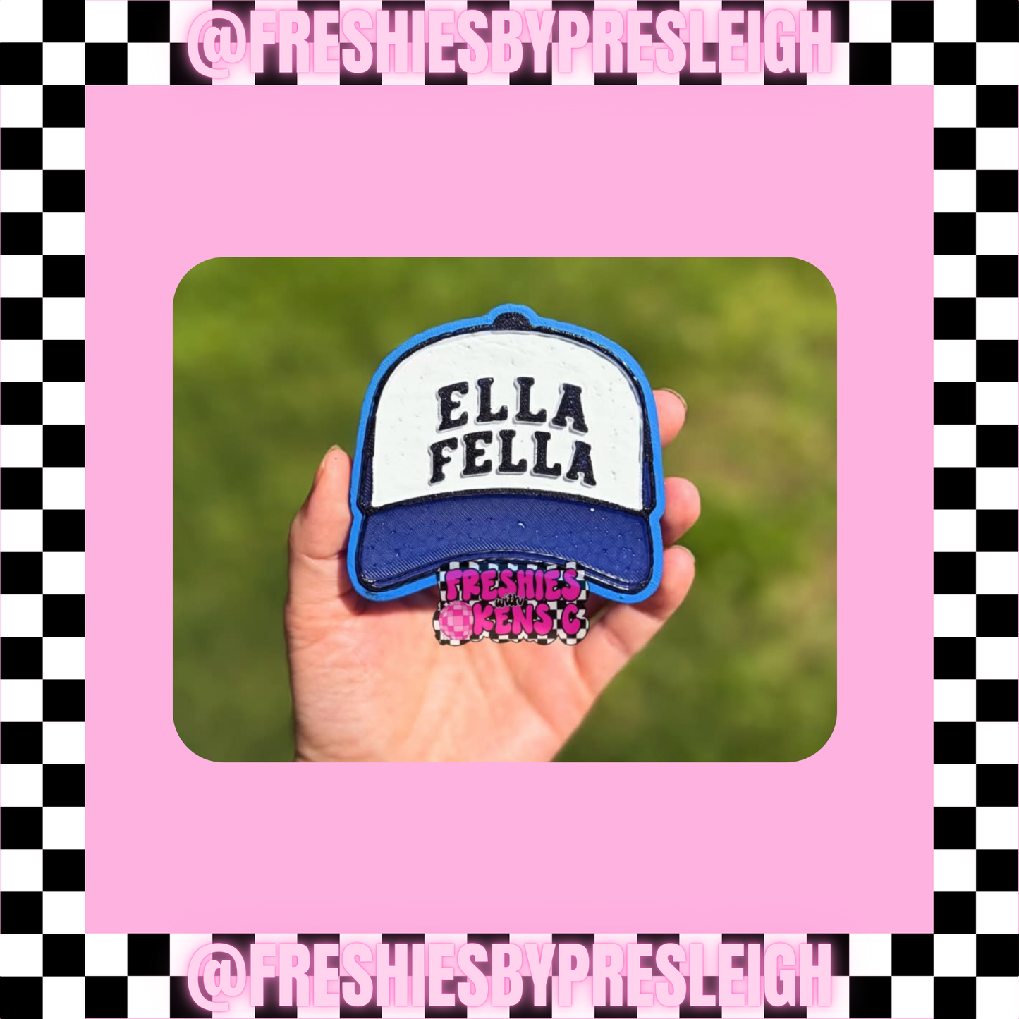 Ella Fella Cap Freshie Mold