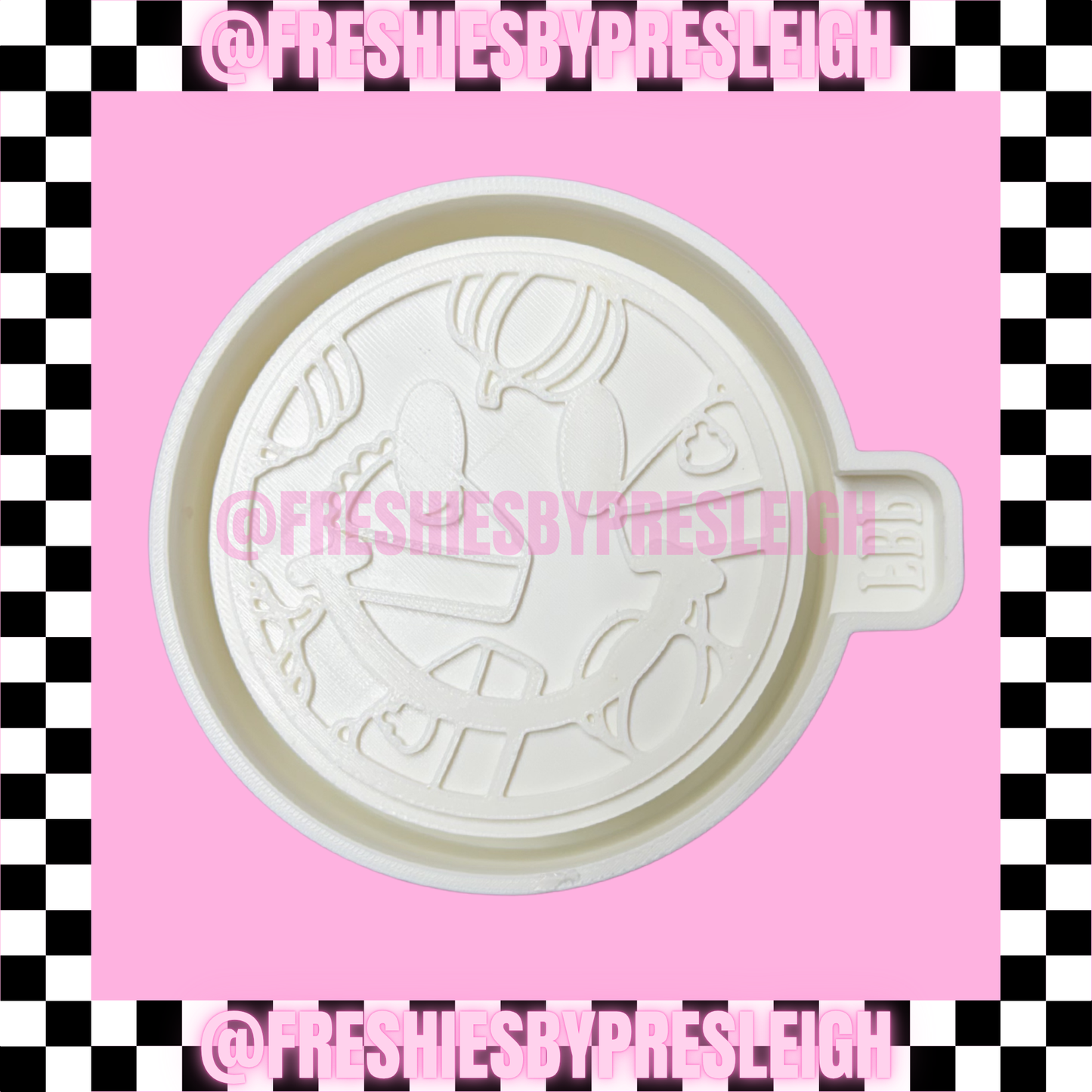 Pumpkin Pie Smiley Freshie Mold