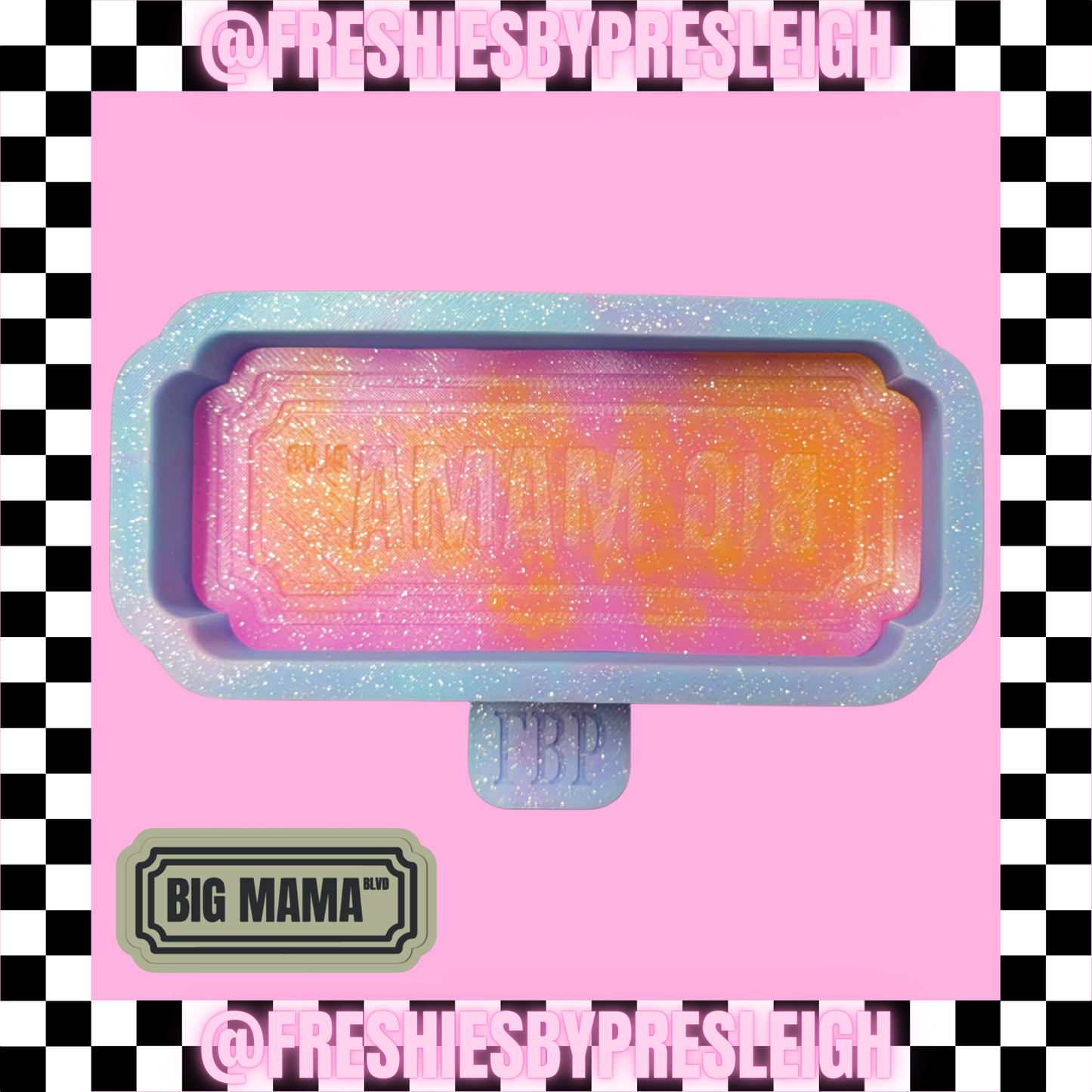 Street Sign Freshie (Insert) Mold