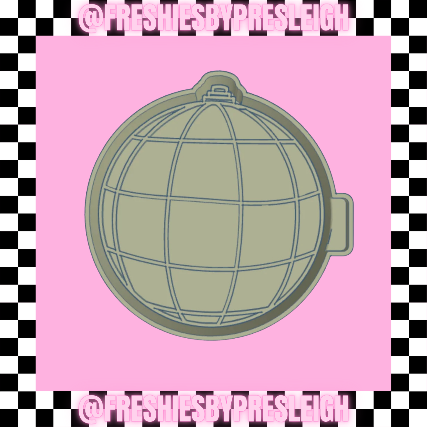 Disco Ornament Freshie Mold