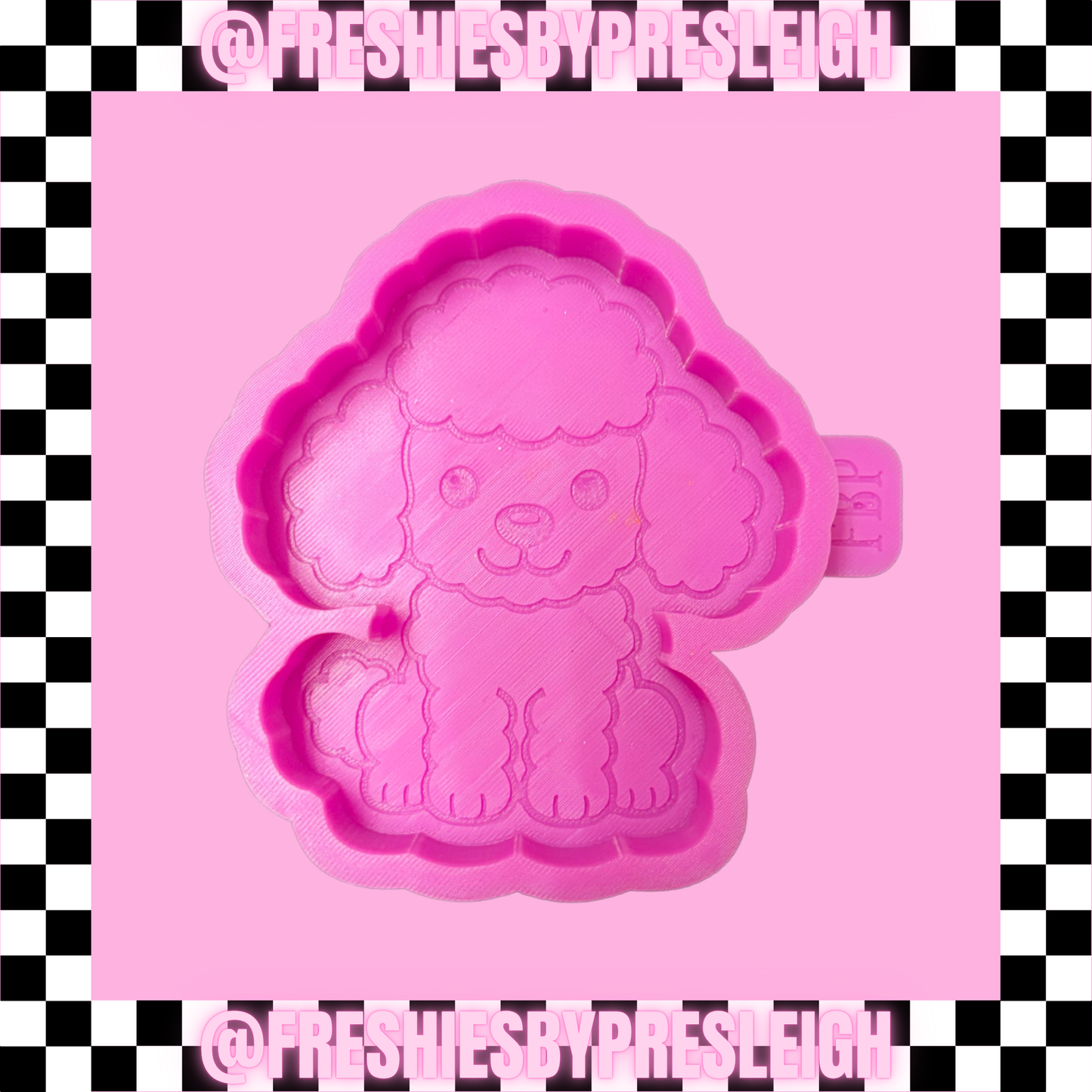 Poodle Freshie Mold