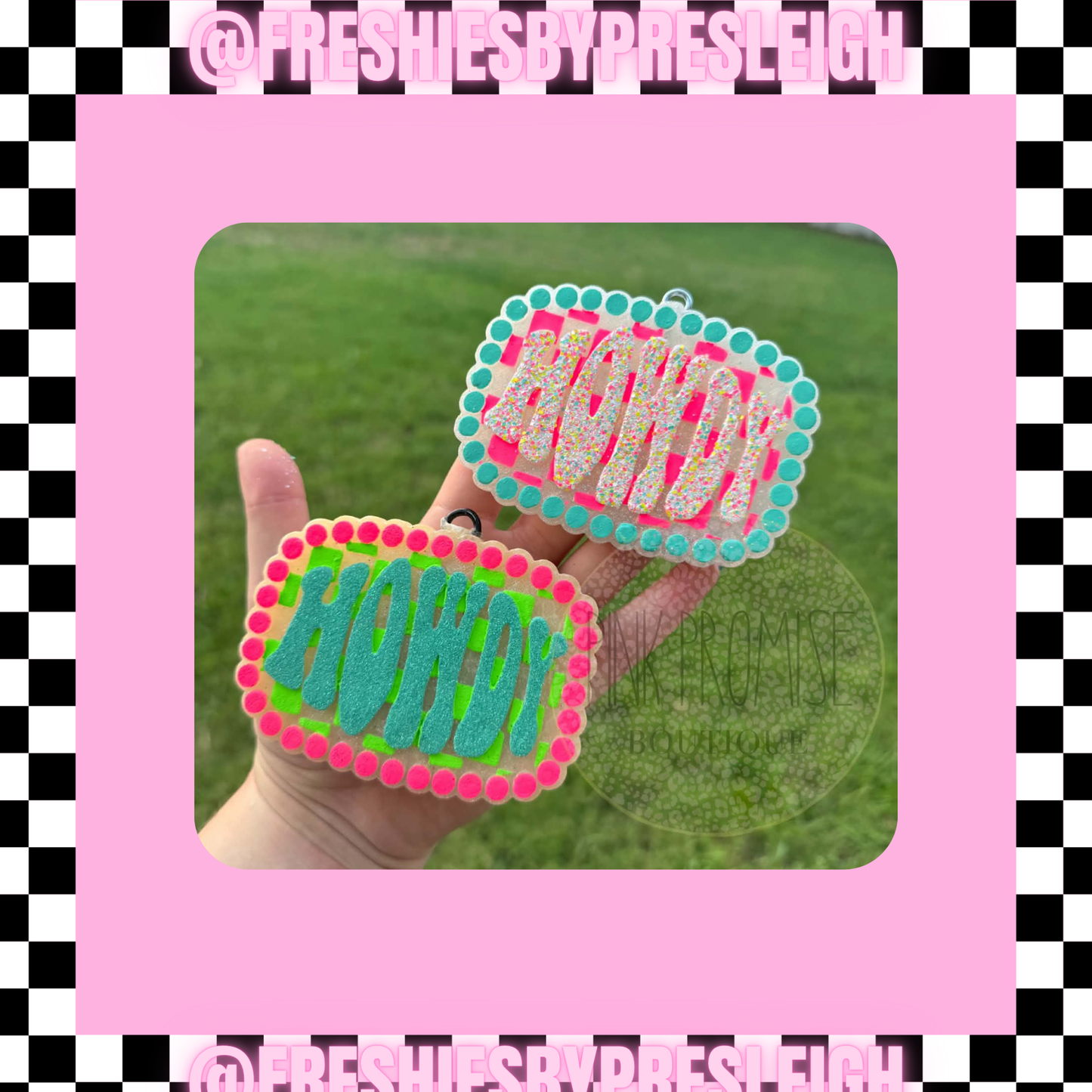 Howdy Buckle Freshie Mold