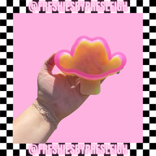 Ella Fella Cowboy Hat Freshie Mold