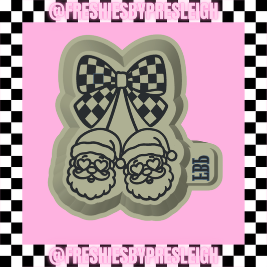 Santa Cherries Freshie Mold