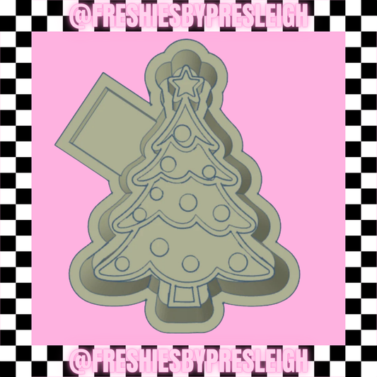 Christmas Tree Freshie Mold