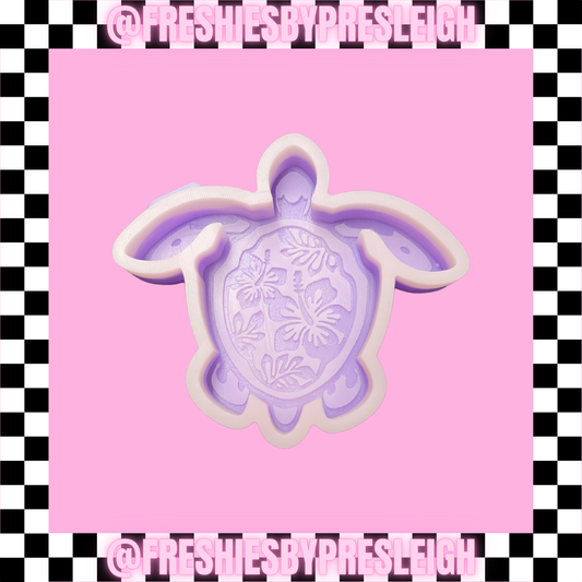 Floral Turtle Freshie Mold