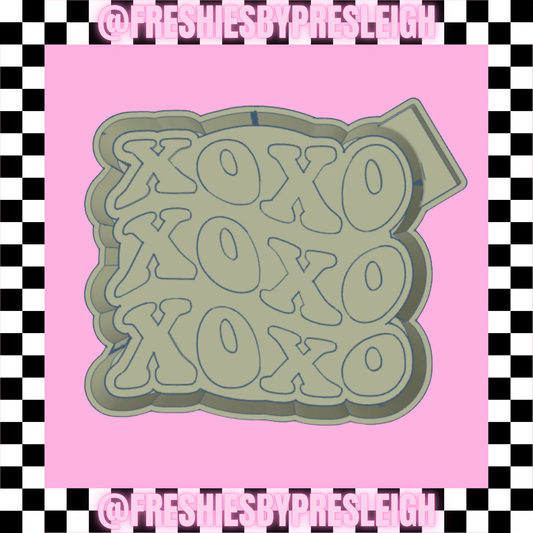 XOXO Repeat Freshie Mold