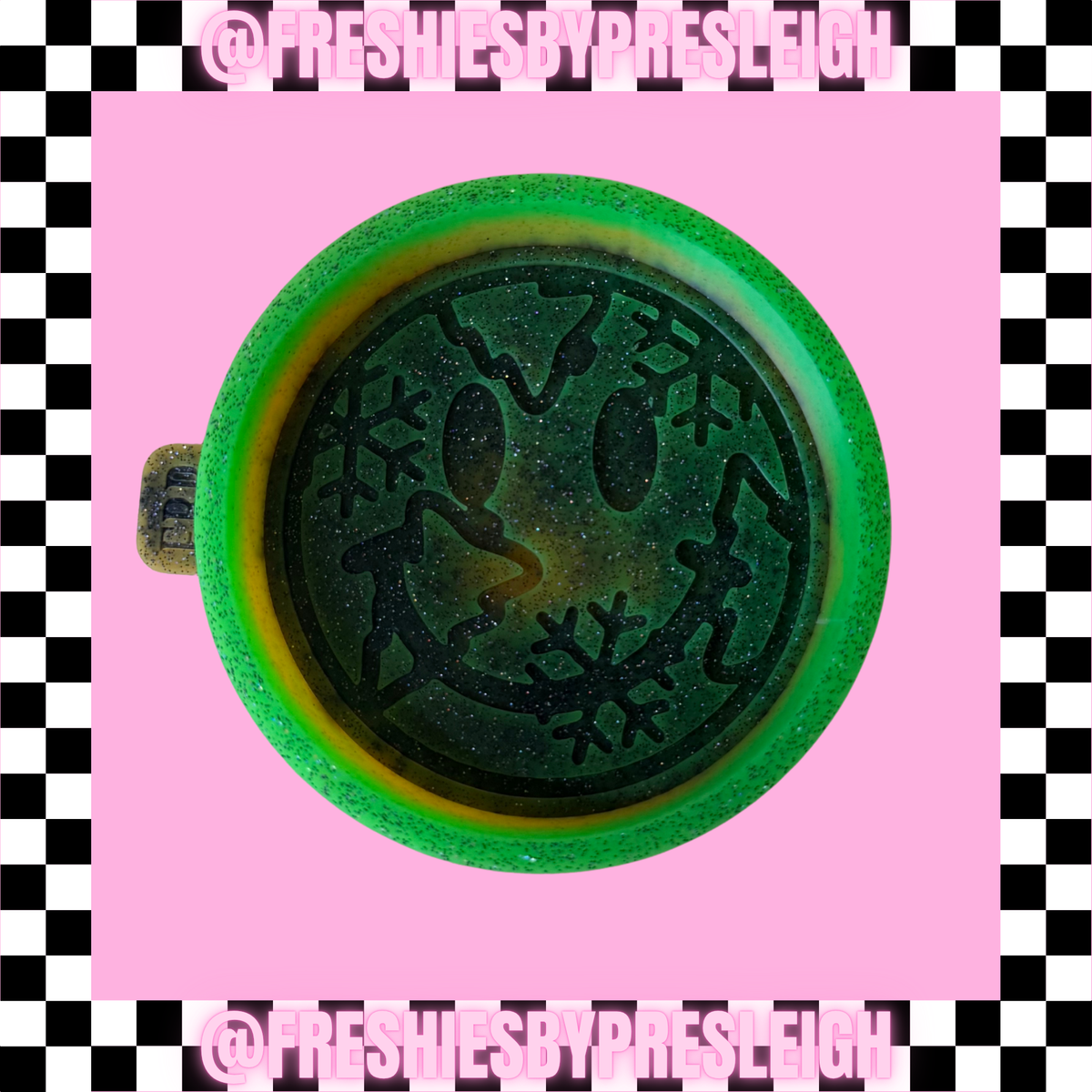 Christmas Smiley Freshie Mold