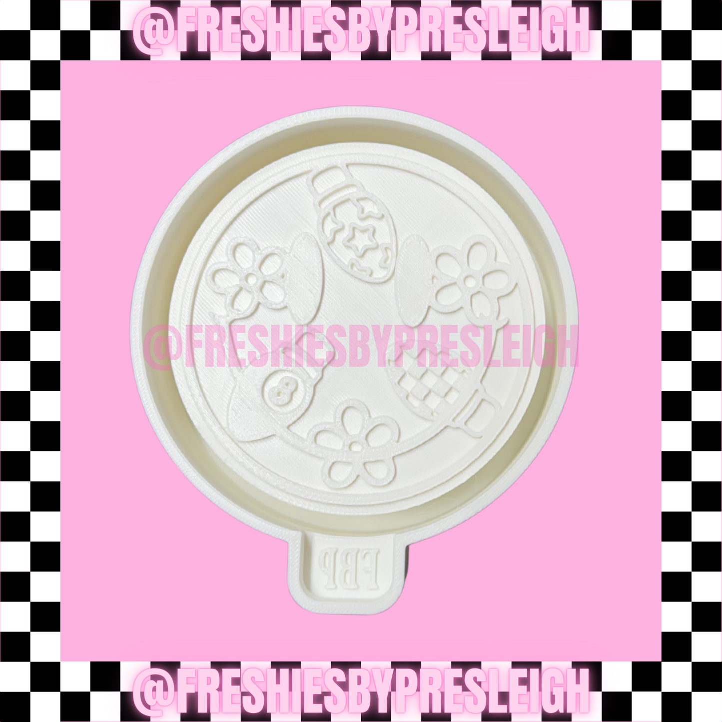 Christmas Light Smiley Freshie Mold