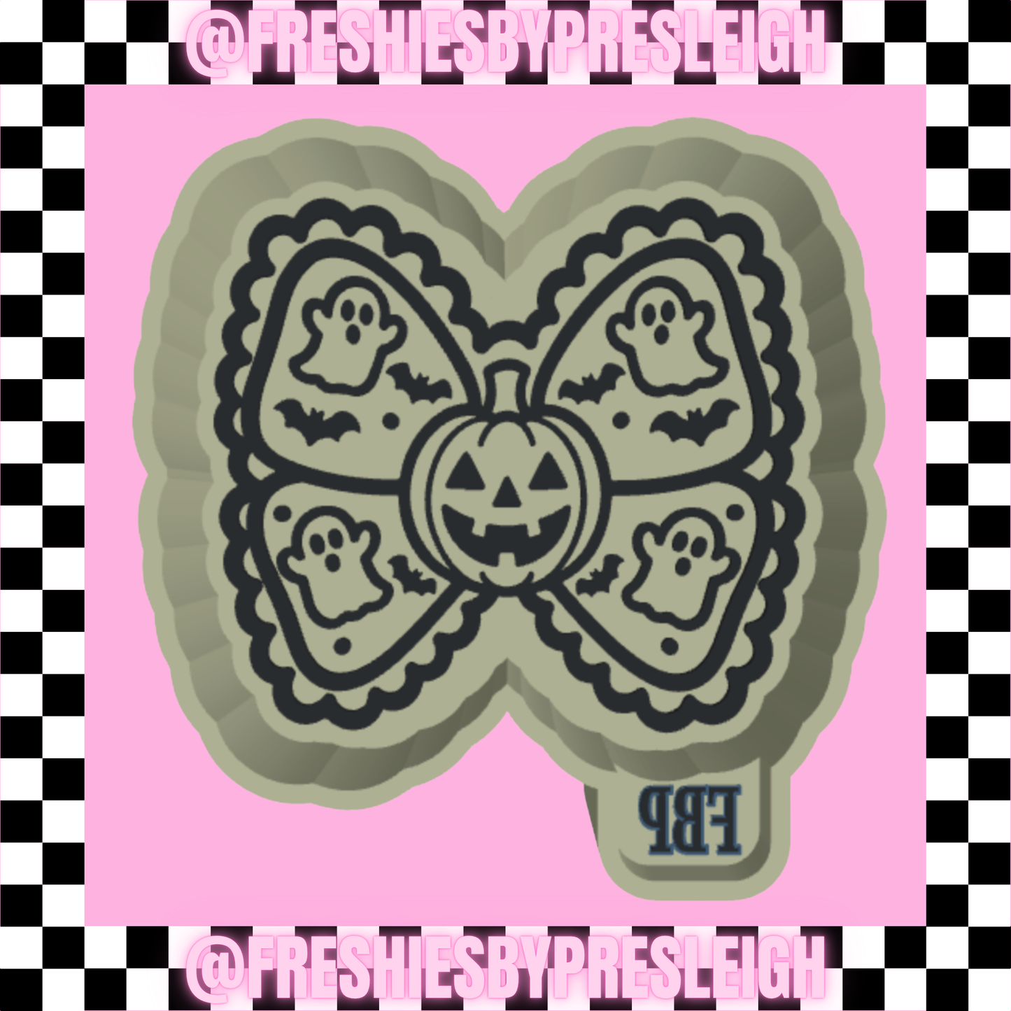 Halloween Bow Freshie Mold