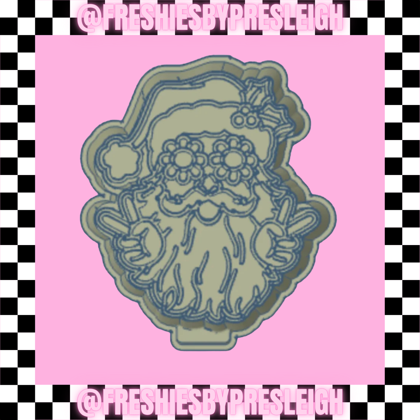 Groovy Santa Freshie Mold
