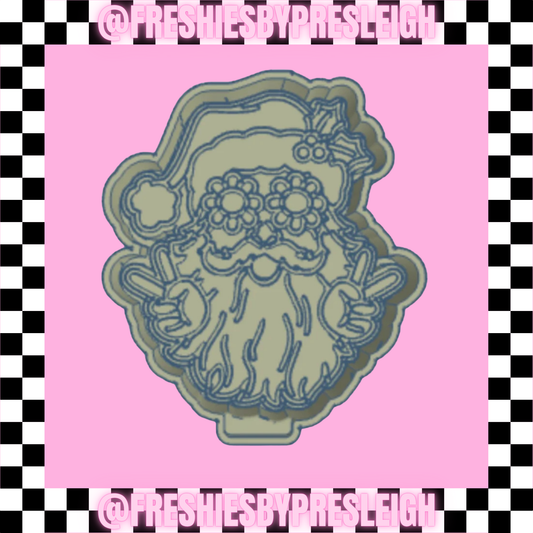 Groovy Santa Freshie Mold