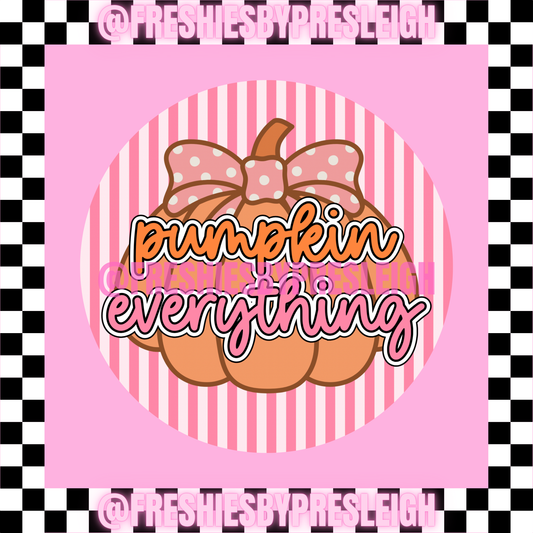 Pumpkin Everything Freshie Card Stock