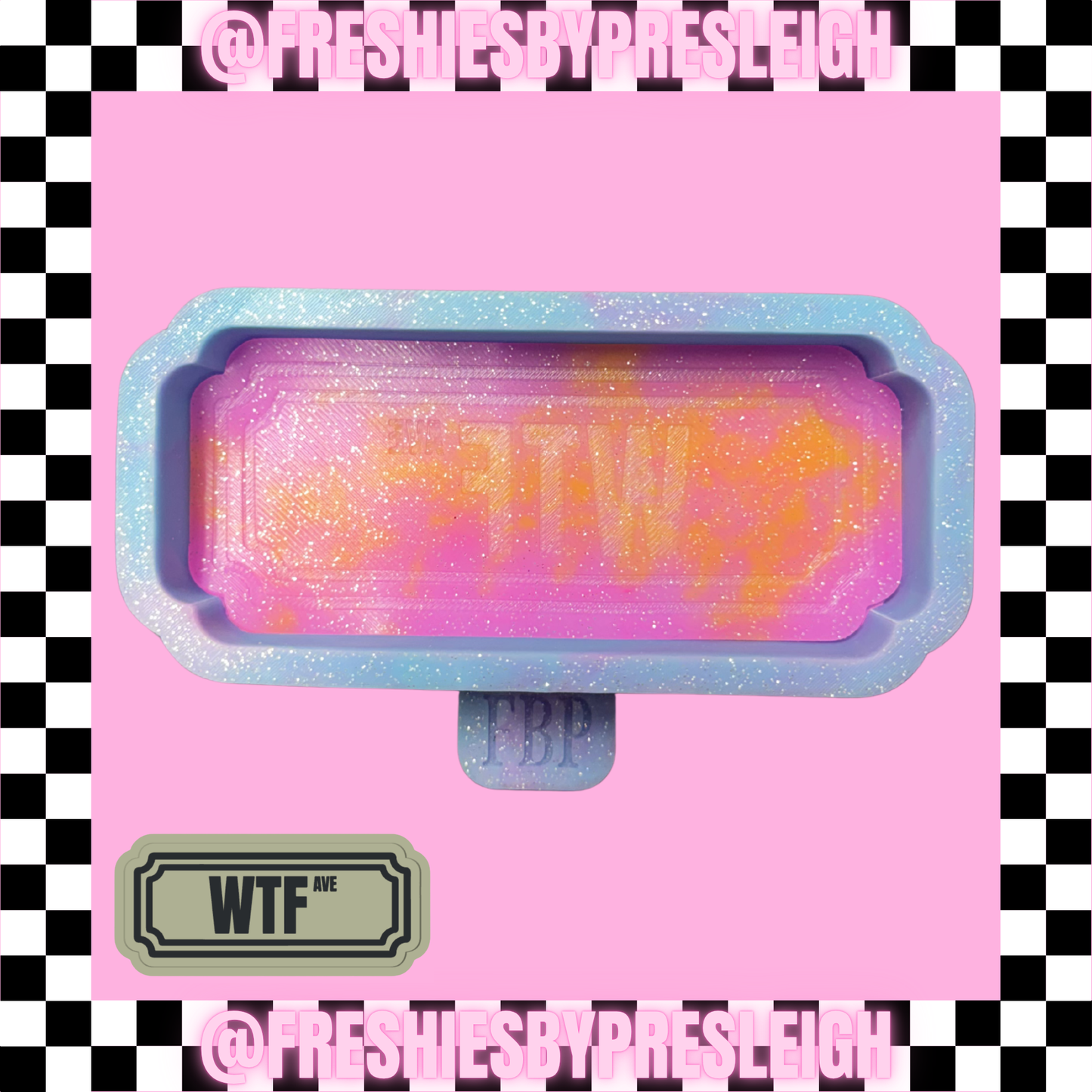 Street Sign Freshie (Insert) Mold