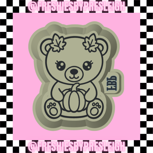 Pumpkin Bear Freshie Mold