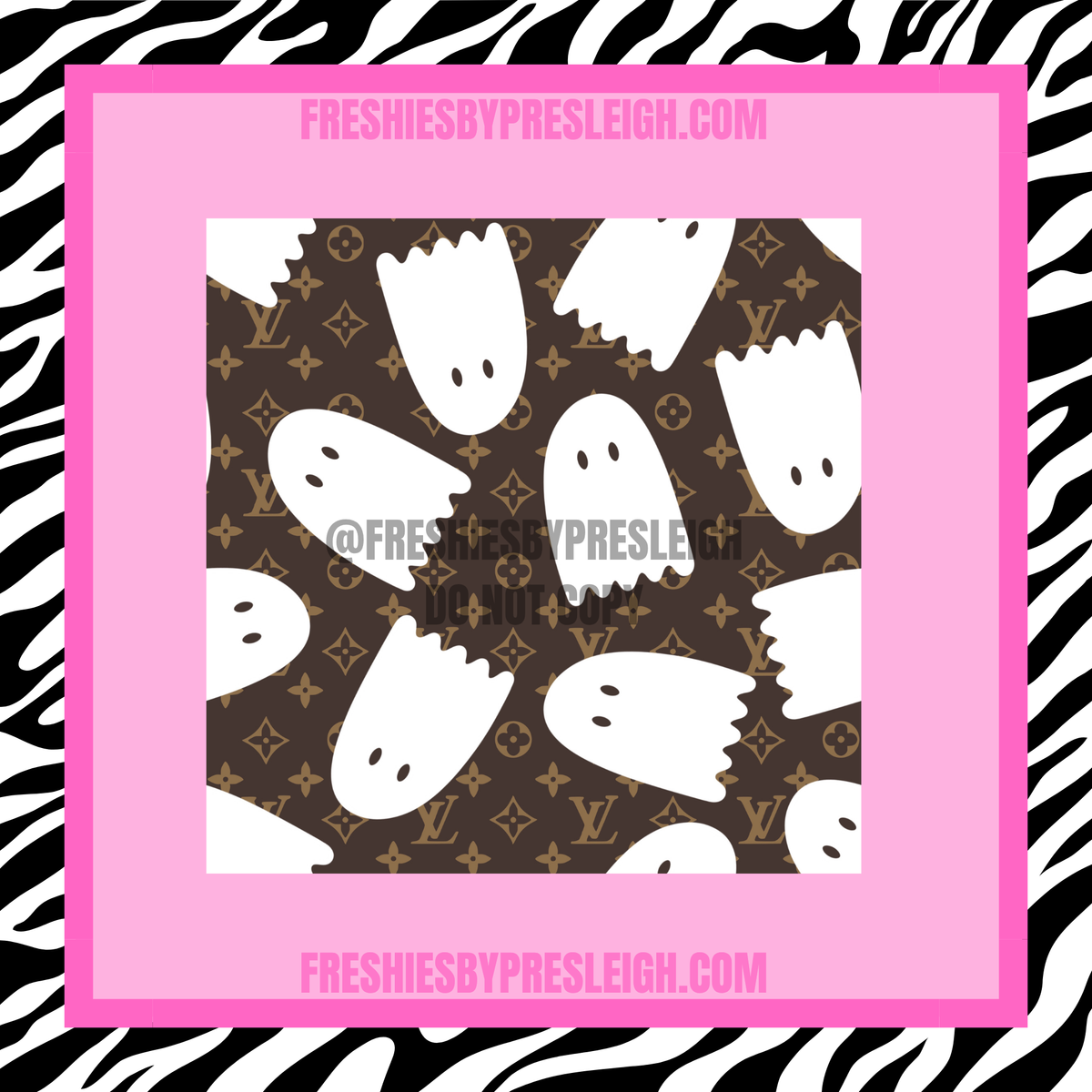 Boojee Ghost Freshie Cardstock
