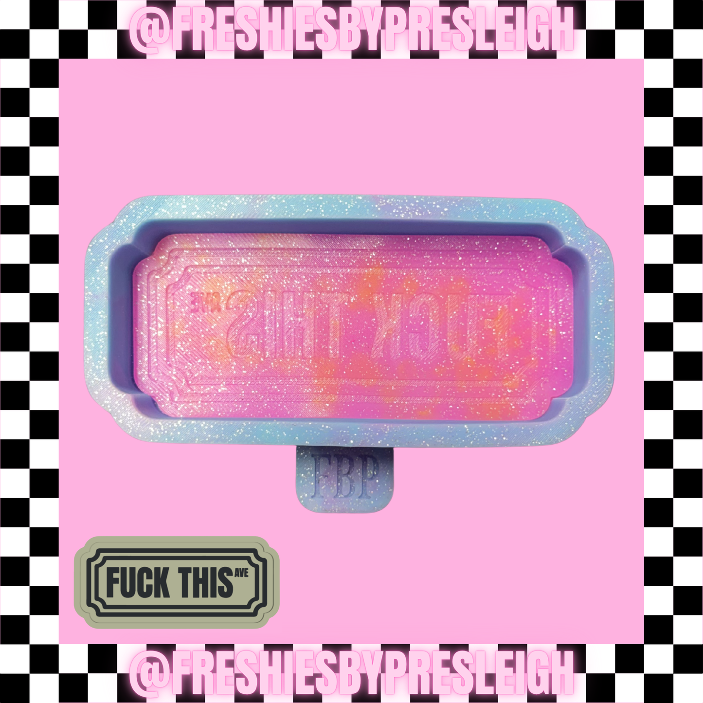 Street Sign Freshie (Insert) Mold