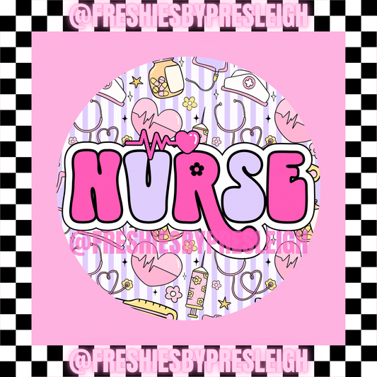 Nurse Freshie Card Stock