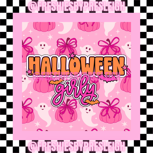 Halloween Girly Freshie Card Stock
