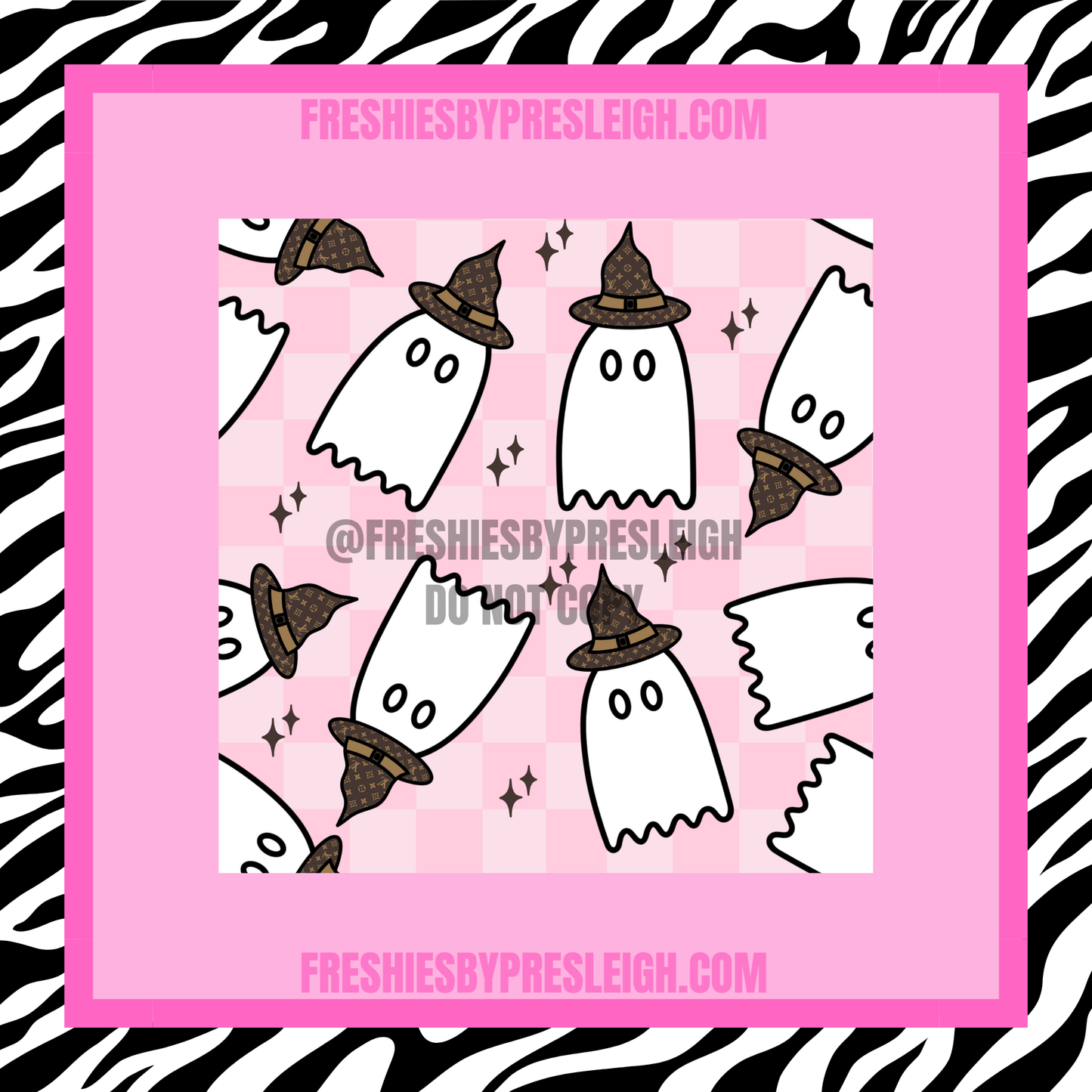 Boujee Checkered Ghosts