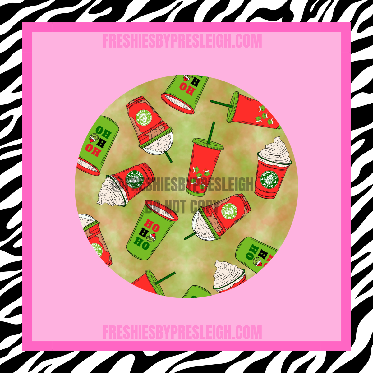 Christmas Coffee Freshie Cardstock