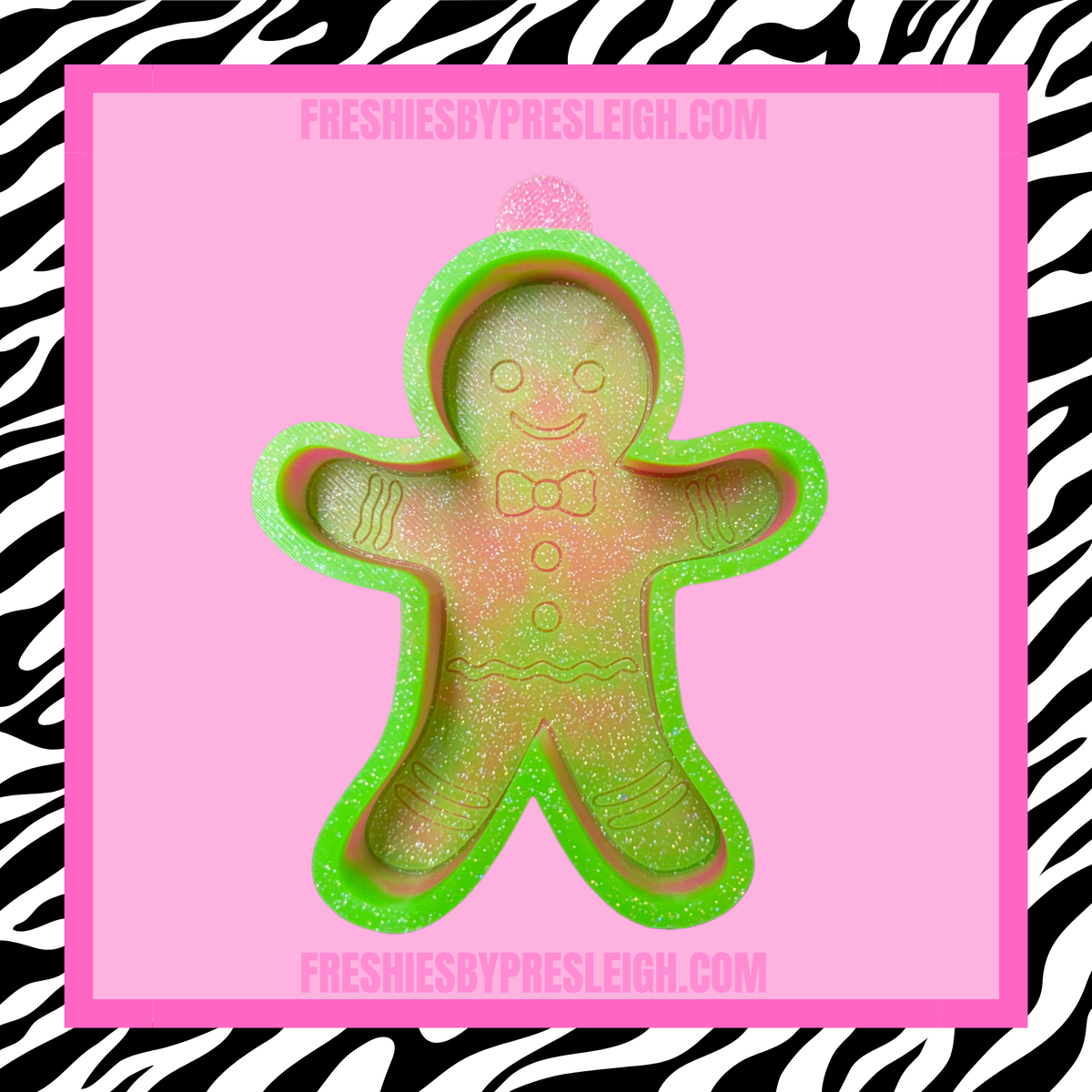 Gingerbread Man Freshie Mold