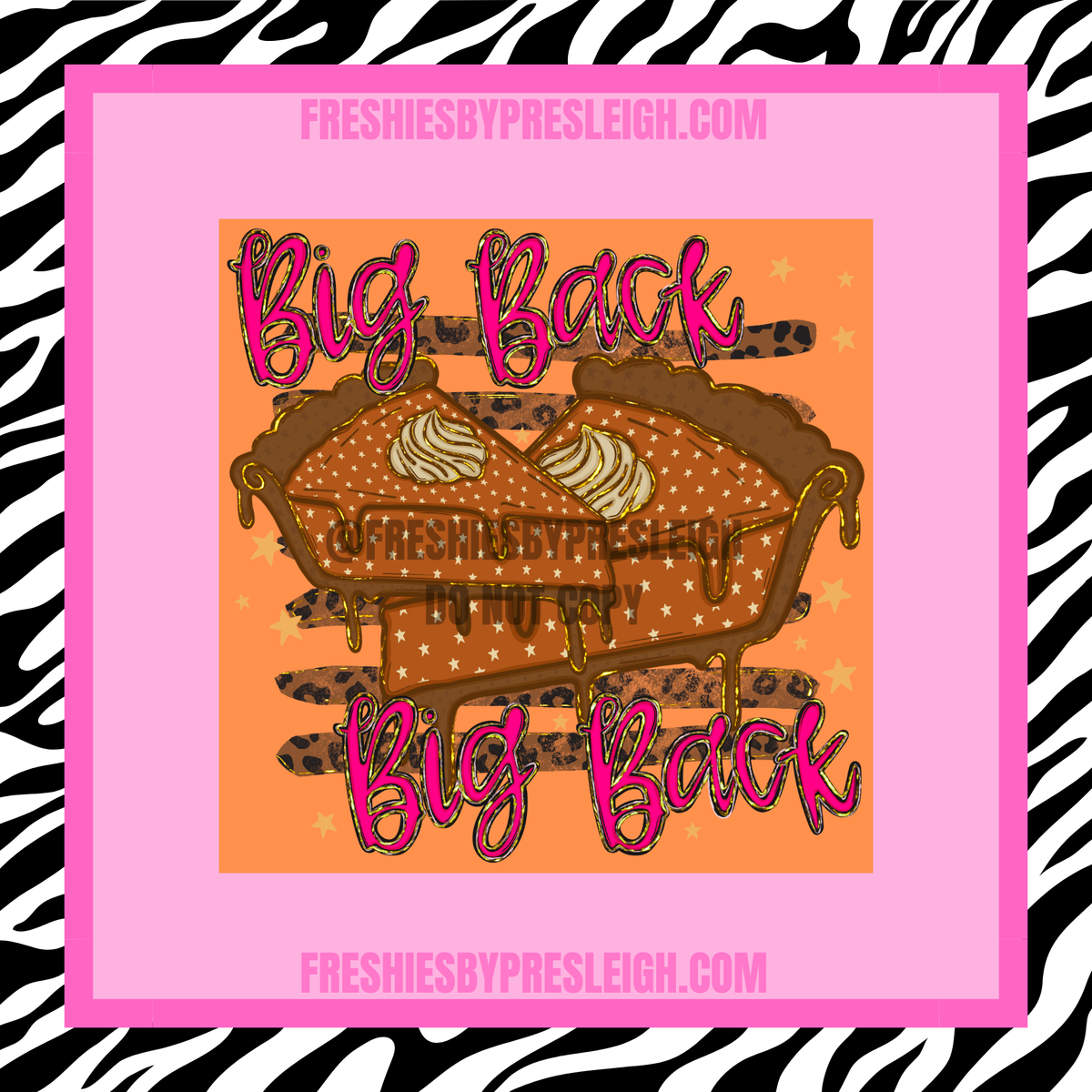 Big Back Big Back Freshie Cardstock