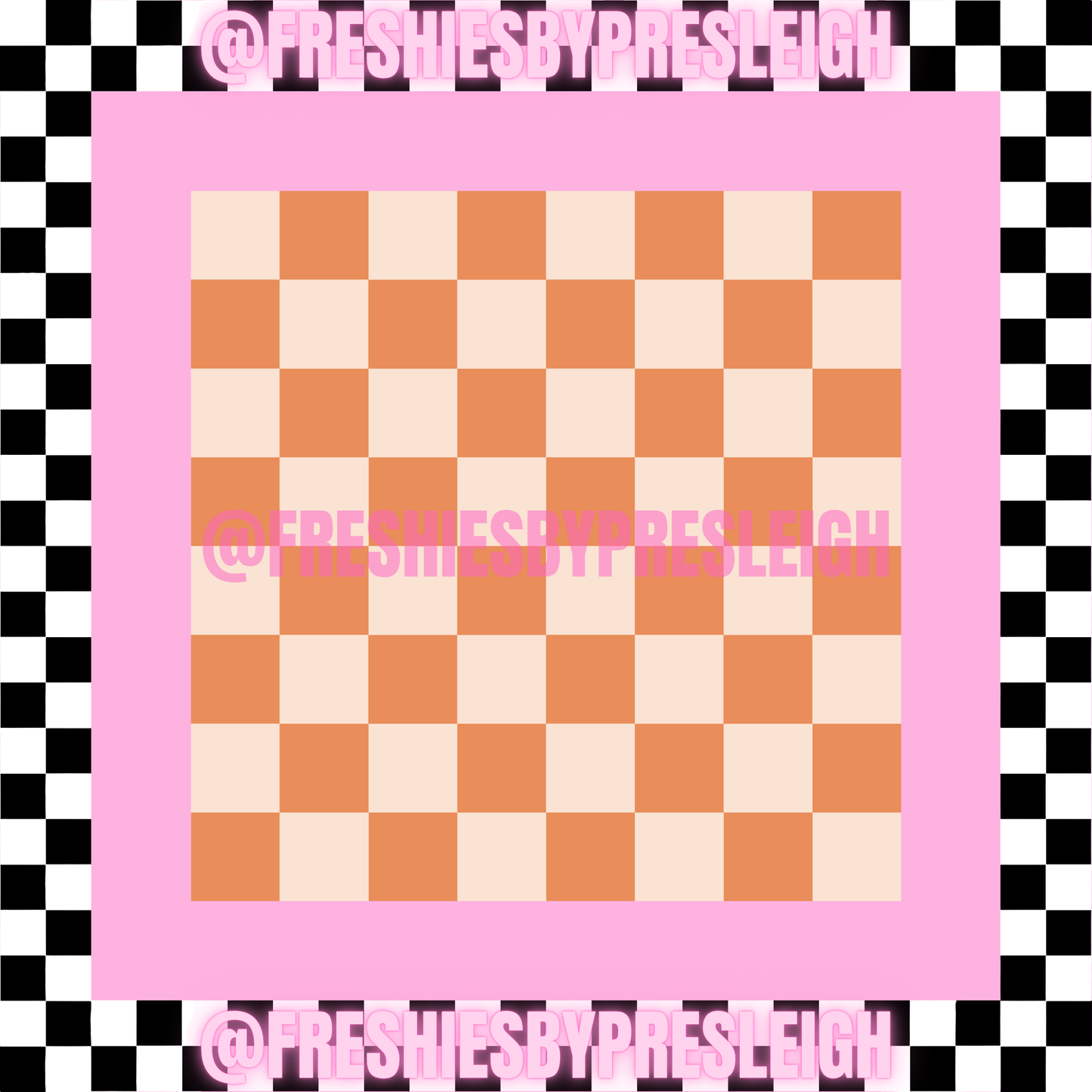 Fall Checkered Freshie Card Stock