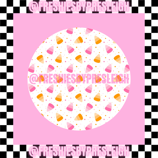 Candy Corn Freshie Card Stock