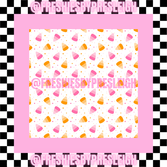 Candy Corn Freshie Card Stock