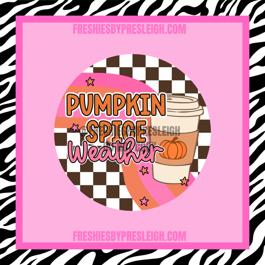 Pumpkin Spice Weather Freshie Cardstock