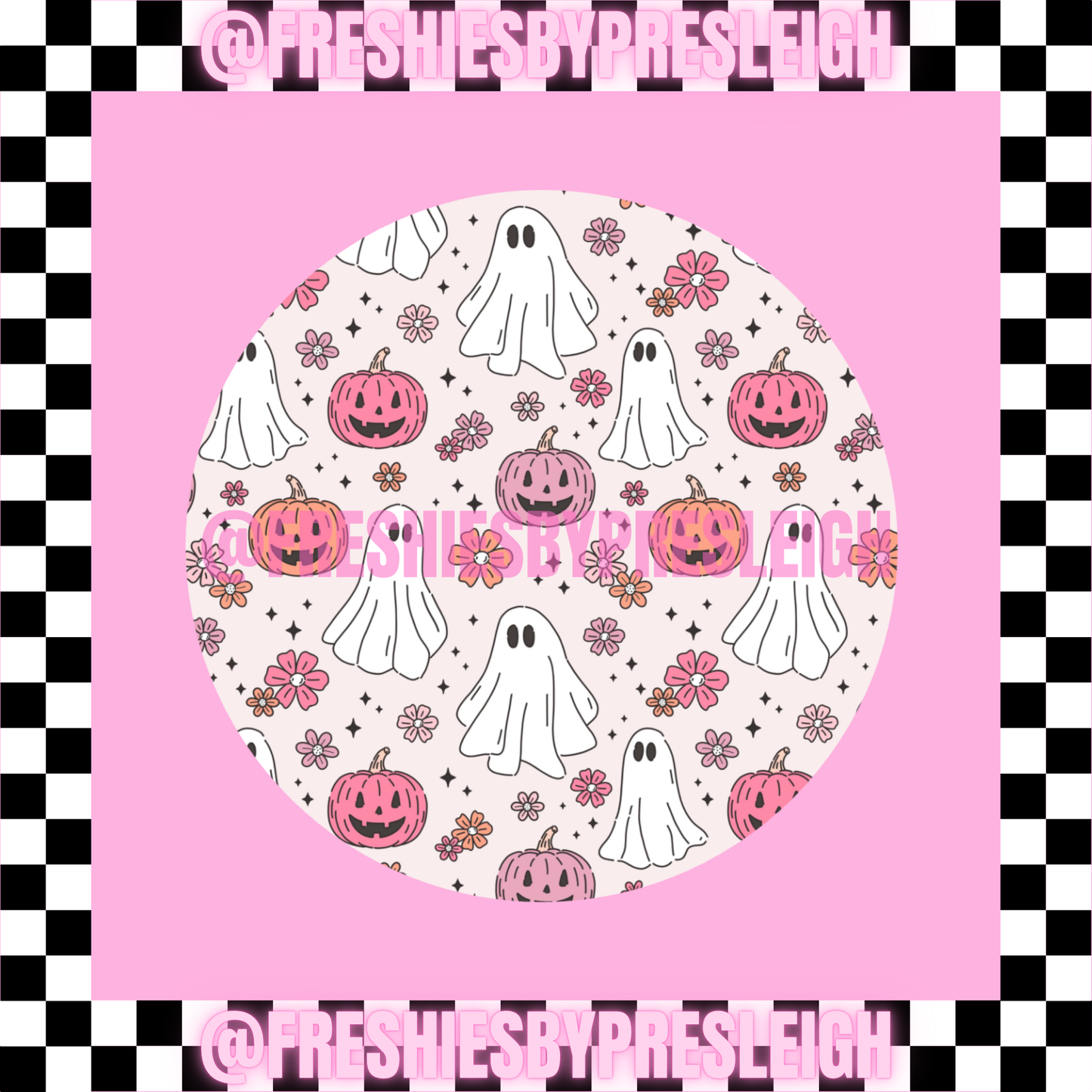 Halloween Collage Freshie Card Stock