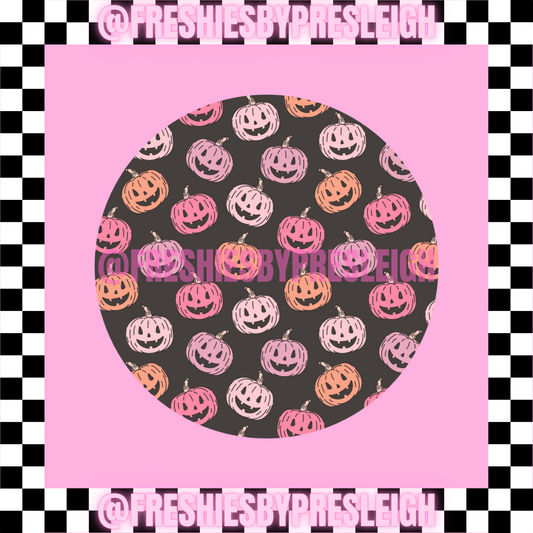 Smiley Pumpkins Freshie Card Stock